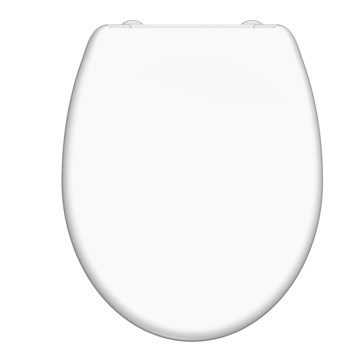 WC Sitz WHITE, Duroplast Toilettendeckel mit Absenkautomatik und Schnellverschluss, Klobrille, Klodeckel, Toilettensitz