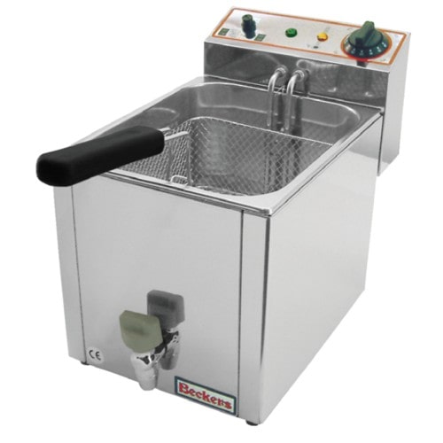 Friggitrice elettrica banco professionale 10 litri cm 26x45x34 RS1041