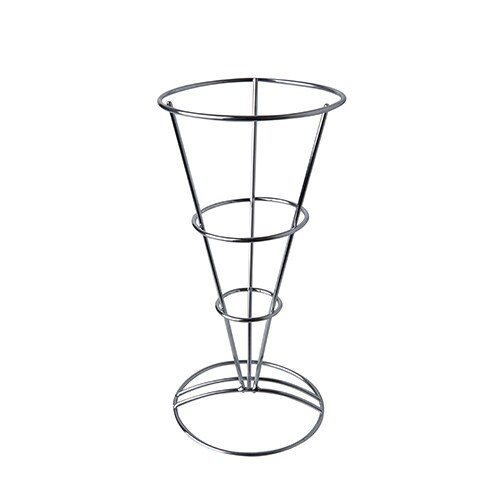 PAPSTAR 6 Halter, Metall rund 19,5 cm x 9,5 cm x 9,5 cm für Spitztüten