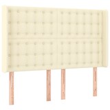 thumbnail of vidaXL Kopfteil mit Ohren Creme 147x16x118/128 cm Kunstleder