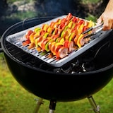 thumbnail of 100 Alu Grillschalen Grillpfannen eckig 34 x 22 cm Aluschalen Grill