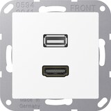 thumbnail of Jung Multimedia-Anschlusssystem MA A 1163 WWM MAA1163WWM