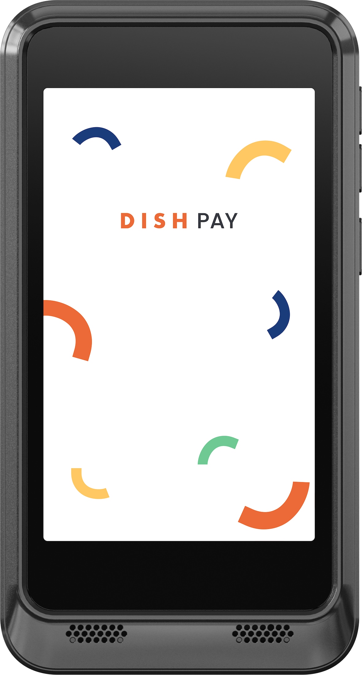 DISH Pay Now Pro - kontaktloser Kartenleser mit Ladestation, 7.55 x 1.47 x 14.05 cm, Metallic-Schwarz