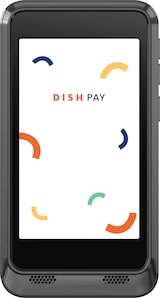 thumbnail of DISH Pay Now Pro - kontaktloser Kartenleser mit Ladestation, 7.55 x 1.47 x 14.05 cm, Metallic-Schwarz