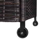 thumbnail of tectake Baúl de almacenamiento Kiruna con trenzado de ratán sintético, 120x55x61,5 cm, 270l  Marrón