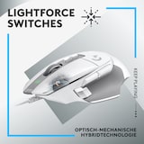 thumbnail of Mouse Logitech G G502X wired white (910-006146)