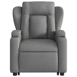 thumbnail of Fauteuil inclinable Gris foncé Tissu Modèle Selvina