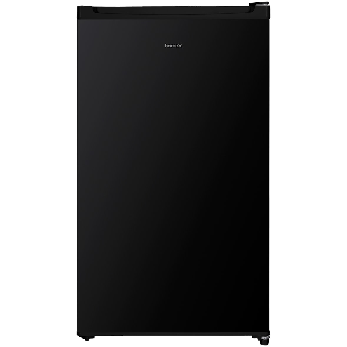 homeX Gefrierschrank, Tiefkühlschrank klein - 60L Nutzinhalt, 4-Sterne Gefrieren, Freezer freistehend, schwarz, FS1016-B