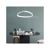 thumbnail of gemini sp d61 on-off 2700K, luminária de suspensão circular em alumínio branco com luz led, ideal lux