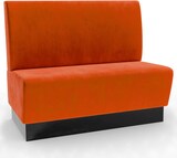 thumbnail of Gastro Sitzbank Amsterdam | 180 cm breit | Samtstoff in Orange | Glatt | Dinerbank