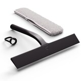thumbnail of Blaze 2-in-1-Fensterwischer 28 cm Silikonabzieher Mikrofaserüberzug Schwarz