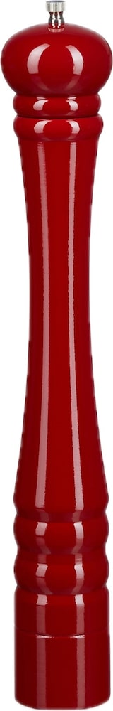 thumbnail of Relaxdays Pfeffermühle Holz, Keramikmahlwerk, groß, HxBxT: 40 x 6 x 6 cm, klassisches Design, rot