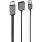 thumbnail of Renkforce USB-A-Stecker auf HDMI-Kabel mit USB-A-Buchse, 2 m