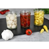 thumbnail of 25er Set Sturzglas 230ml HOCH Einmachglas TO66 Honig Deckel Rezept-Heft