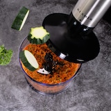 thumbnail of KLAMER Stabmixer Set 1000 Watt, 4 in 1 Pürierstab Edelstahl mit SmartSpeed per Fingerdruck, inkl. 3-teiligem Zubehör-Set, Messbecher & Schneebesen