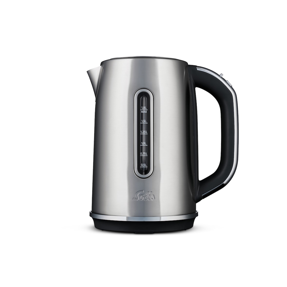 Solis Digitaler Wasserkocher, 1,8 Liter Volumen, Kalkfilter, Wasserstandsanzeige