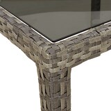 thumbnail of vidaXL Tuin Eettafel Grijs 190x90x75 cm Poly Rattan