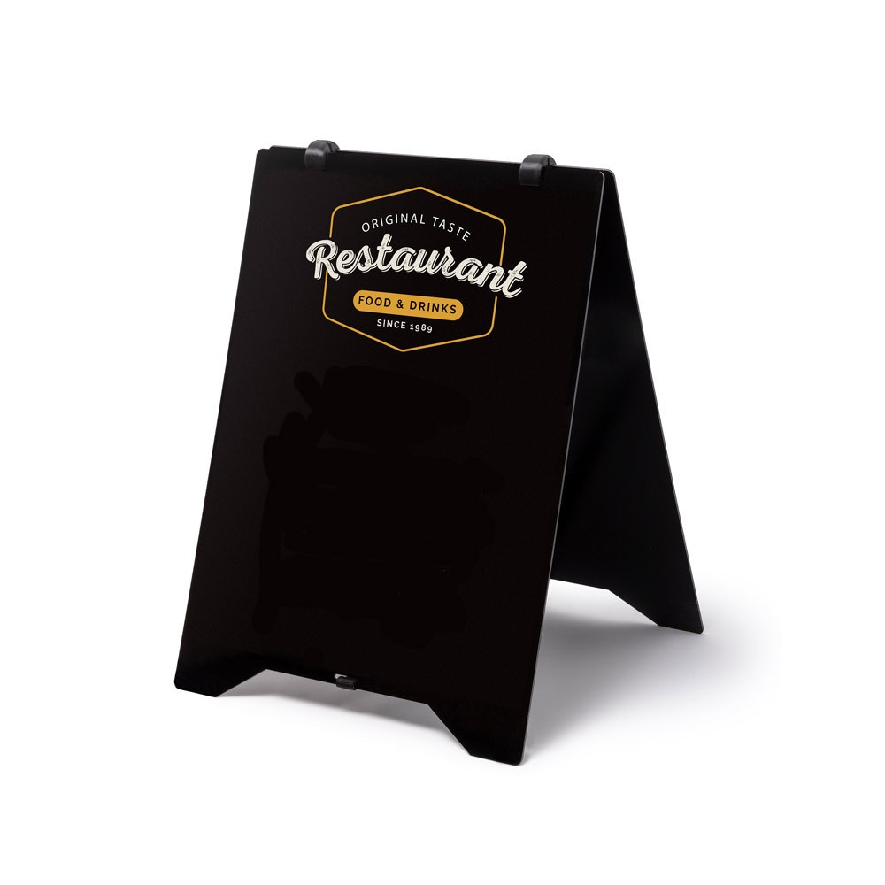 Showdown Displays Kundenstopper Grab & Grip 50x70 Chalkboard BOND 3mm