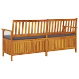 thumbnail of Helloshop26 - Tuinbank terrasmeubilair opbergbank voor op het terras met kussen 170 cm massief acaciahout 02_0011801