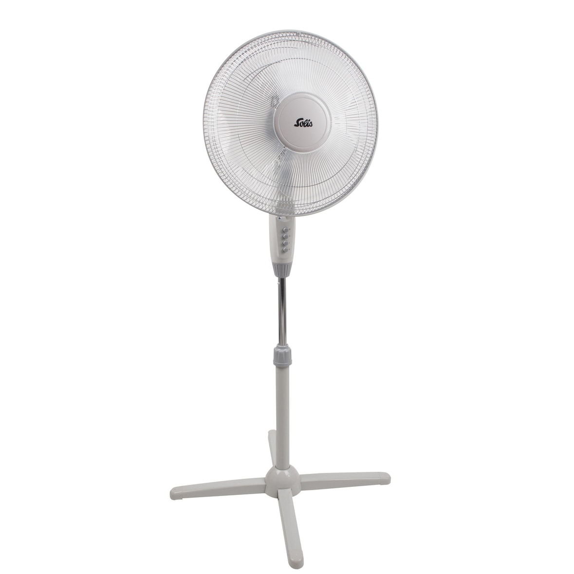 Solis Standventilator, Oszillation, 40 cm Durchmesser, 60 Watt, 3 Stufen