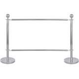 thumbnail of 2 Pfosten Terrassentrenner verchromt