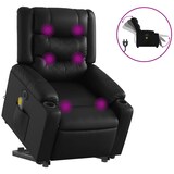 thumbnail of vidaXL Massagesessel mit Aufstehhilfe Elektrisch Schwarz Kunstleder