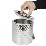 thumbnail of Olympia Geo dubbelwandige ijsemmer van roestvrij staal - 2 liter