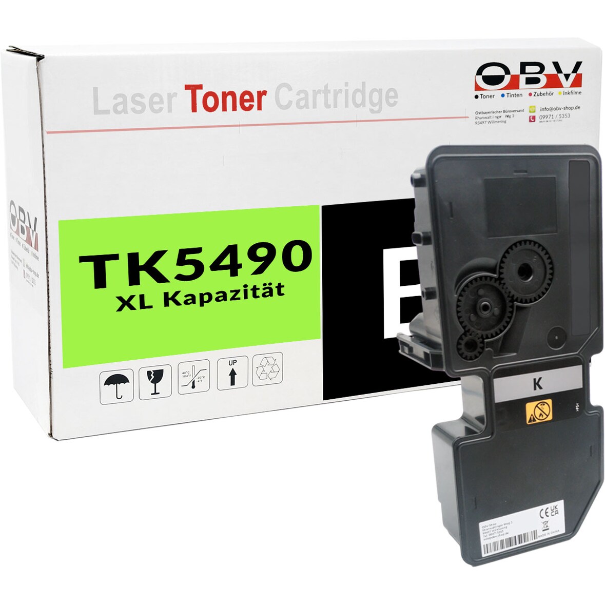 OBV Toner kompatibel für Kyocera TK-5490K ECOSYS MA 2101 cfx, MA 2101 cwfx Schwarz