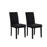 thumbnail of METRO PROFESSIONAL Gepolsterter Restaurantstuhl Baja 2er Set, Holz/Kunstleder, dunkelgrau