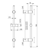 thumbnail of Asta saliscendi universale regolabile