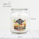 thumbnail of Duftkerze Candle Brothers Creamy Vanilla Cupcake, Kerze im Glas, 2 Dochte, 510g, 100h Brenndauer, Raumduftkerze, creme
