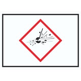 thumbnail of Schild Instabile explosive Stoffe Symbol Explosion A1 (594x841mm)