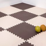 thumbnail of Chão puzzle / 32x32x1cm / Pack 36 - 3,68M2 / Marrom-Bege / Antiderrapante, esteira, EVA.