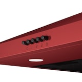 thumbnail of Wiggo WE-E643R(RB) - Wandschouw Afzuigkap - 60cm - Rood