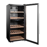 thumbnail of METRO PROFESSIONAL Cave à vin GWC3091, acier inoxydable/verre, 54 x 54 x 123.5 cm, 91 bouteilles, noir / argenté