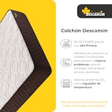 thumbnail of Colchón 105x190, Viscoelástico Alta Firmerza Descansin, Ideal para Personas con Dolores de Espalda, Premium, Tejido Transpirable y Antiacaros