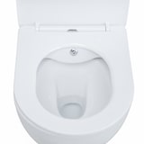 thumbnail of Aloni Hänge WC mit Bidet Taharet Funktion aus Keramik mit Edelstahl Armatur für Kalt und Warmwasser Softclose Deckel spülrandlos
