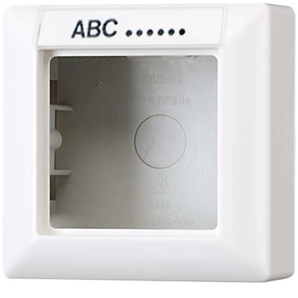 Jung AP-Kappe Schriftfeld aws AS 581 ANA WW AS581ANAWW