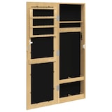 thumbnail of Helloshop26 - Armoire à bijoux meuble rangement organisateur chambre vestiaire salle de bain avec miroir murale 30 x 8,5 x 90 cm 02_0022827
