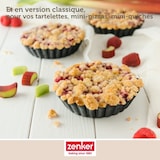 thumbnail of Lot de 6 moules à tartelettes 10 cm Zenker Black Metallic