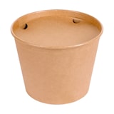 thumbnail of Garcia de Pou 120 Unités - Containers Poulet + Couvercles 4500 Ml 337 + 18Pe G/M2 Ø 21,6/16X16,6 Cm Naturel Kraft