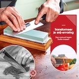 thumbnail of HGMD Pietra per affilare a doppia faccia 1000/6000 - 4 pezzi - Pietra per affilare - Pietra per affilare di lusso - Affilacoltelli