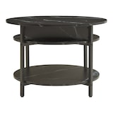 thumbnail of Helloshop26 - Mesa de centro lateral com tampo elevável efeito mármore preto 03_0010800