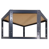 thumbnail of shelfplaza HOME Eckregal 200x70x45 cm in anthrazit mit 6 Böden und 145.83333333333 kg Traglast pro Boden