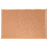 thumbnail of FRANKEN Kork-Memoboard, 80 x 60 cm, pinnbar, mit Holzrahmen, Notiztafel zur Wandbefestigung, braun, CC-KT6080E