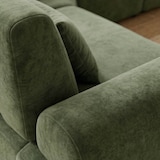 thumbnail of Modulaire 6-zits hoekbank met verstelbare rugleuning 462 cm groen, L 462 x l 231 x h 82 cm Oviala