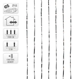 thumbnail of . ECD Germany LED Micro Cluster Lichterkette 24 m 800 LEDs Extra Warmweiß, 8 Modi, strombetrieben IP44, Innen/Außen, Weihnachtsbeleuchtung