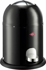 thumbnail of Wesco Mini Master Kosmetik-Treteimer, Abfalleimer, Mülleimer, Kosmetikeimer, Stahlblech, Schwarz, 6 L, 180112-62