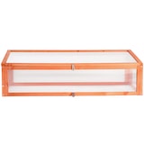 thumbnail of tectake Serre Châssis de Jardin pour Carré Potager 115 x 53 x 34 cm 115 x 53 x 34 cm Marron