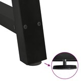 thumbnail of vidaXL Couchtischbeine A-Form 2 Stk. Schwarz 60x(42-43) cm Stahl